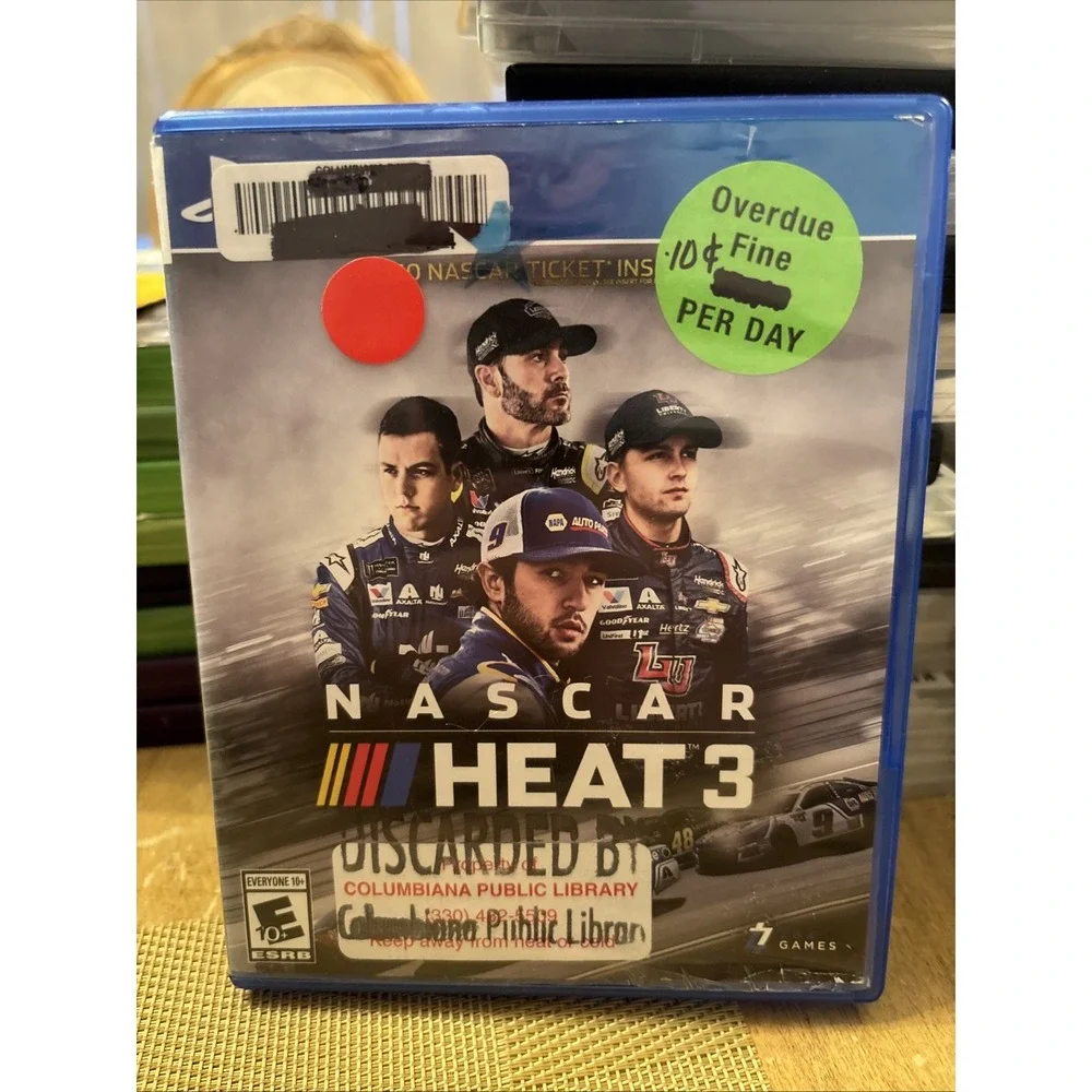 NASCAR Heat 3 Racing (Sony PlayStation 4, PS4). Tested. Working